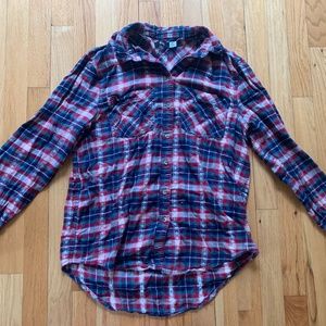 Plaid Flannel Button down